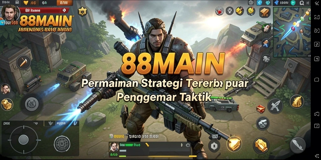 Screenshot gameplay 88MAIN yang menegangkan dan strategis.