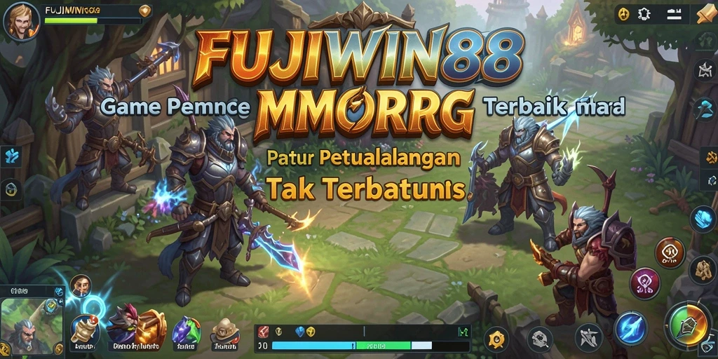 Tampilan gameplay <strong>FUJIWIN88</strong> yang mengagumkan dengan pertarungan seru di dunia fantasi.