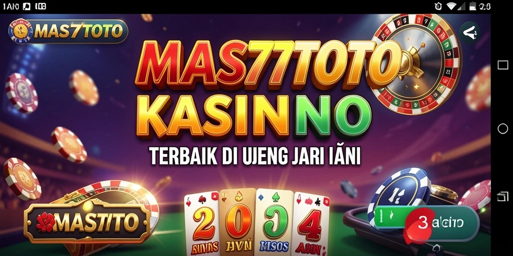 Tampilan menarik dari gameplay aplikasi Kasino MAS77TOTO.