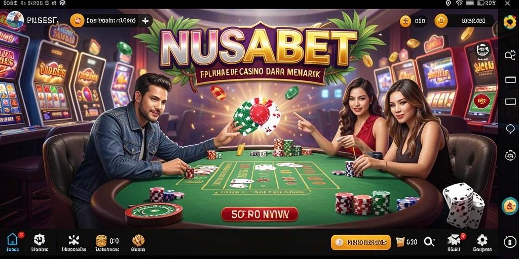 Screenshot gameplay NUSABET yang menampilkan suasana Live Casino yang nyata.