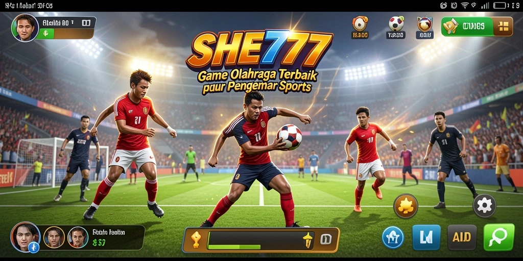 Tangkapan layar gameplay SHE777 yang menakjubkan dan penuh aksi olahraga.