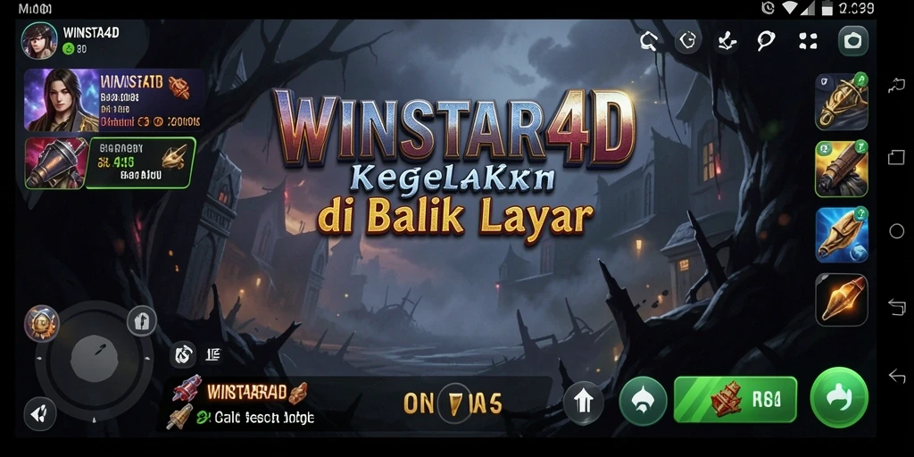 Gameplay menakutkan dari WINSTAR4D yang penuh kegelapan.